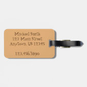 Mexikanischer Food Black Bean Enchiladas Tex Mex F Gepäckanhänger (Rückseite horizontal)