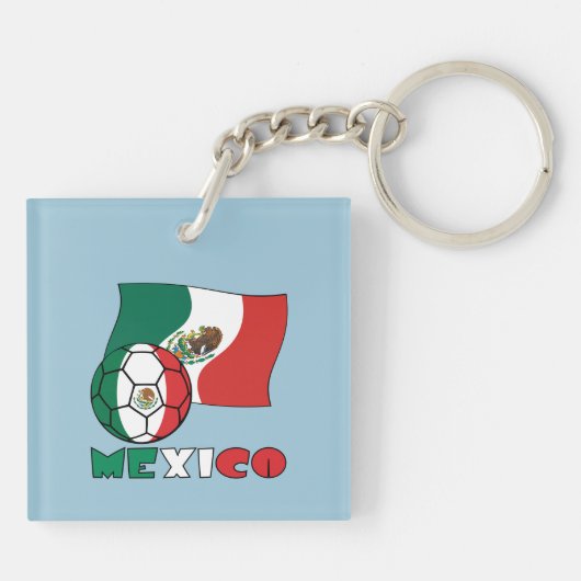 Mexikanischer Fußballball Schlüsselanhänger (Rückseite)