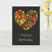 Mexikanischer Geburtstag des Toten Mexiko Karte (Gelbe Blume)