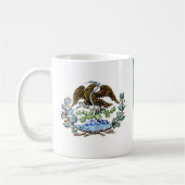 Mexikanischer goldener Adler Kaffeetasse (Links)