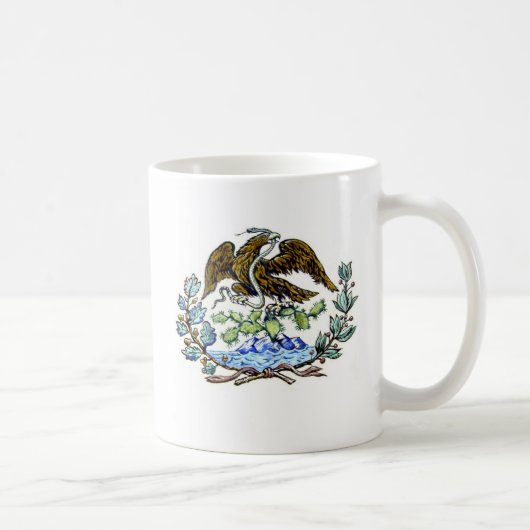 Mexikanischer goldener Adler Kaffeetasse (Rechts)