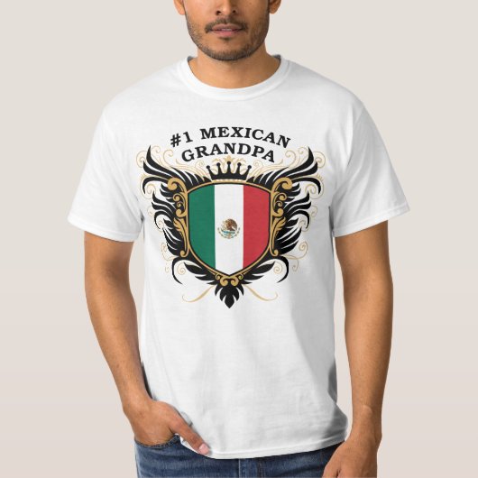 Mexikanischer Großvater der Nr.-eine T-Shirt (Vorderseite)