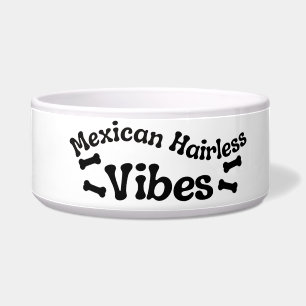 Mexikanischer Hairless Vibes Keramik Dog Bowl Napf