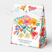 Mexikanischer Hellblütenfiesta zum Geburtstag Geschenkschachtel (Vorderseite)