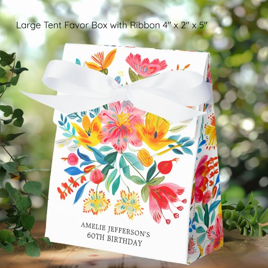 Mexikanischer Hellblütenfiesta zum Geburtstag Geschenkschachtel