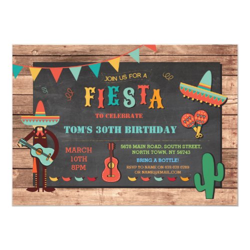 Mexikanischer Hut Party Geburtstags Fiesta Mexikos Einladung Meine Einladungskarten De