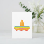 Mexikanischer Hut Postkarte (Stehend Vorderseite)