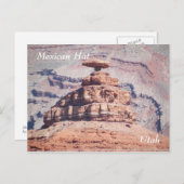 Mexikanischer Hut Postkarte (Vorne/Hinten)