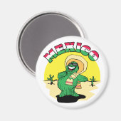 Mexikanischer Kaktus Magnet (Vorderseite/Rückseite)