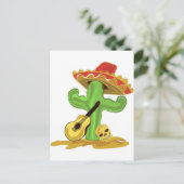 Mexikanischer Kaktus Postkarte (Stehend Vorderseite)