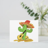 Mexikanischer Kaktus Postkarte (Stehend Vorderseite)