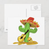 Mexikanischer Kaktus Postkarte (Vorne/Hinten)