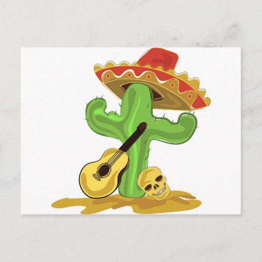 Mexikanischer Kaktus Postkarte (Vorderseite)