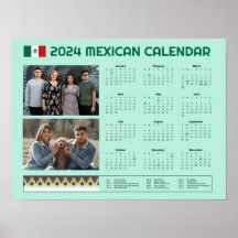 Mexikanischer Kalender 2024 | Calendario México Ed