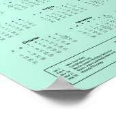 Mexikanischer Kalender 2024 PDF herunterladen 3,95 Poster (Ecke)