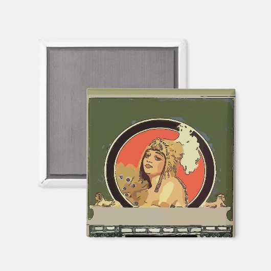 Mexikanischer Kleopatra-Tile-Name Magnet (Vorderseite/Rückseite)