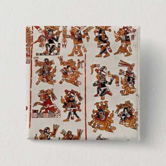 Mexikanischer Kodex Button (Vorderseite)