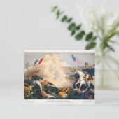 Mexikanischer Krieg Schlacht von Buena Vista 1847 Postkarte (Stehend Vorderseite)