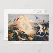 Mexikanischer Krieg Schlacht von Buena Vista 1847 Postkarte (Vorne/Hinten)