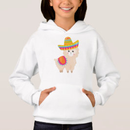 mexikanischer Lama, Niedlicher Llama, Niedlich Alp Hoodie