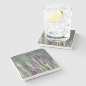 Mexikanischer Lavendel Steinuntersetzer (Seitenansicht)