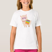Mexikanischer Llama, Niedlicher Llama, Niedlich Al T-Shirt (Vorderseite)