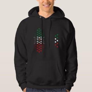 Mexikanischer Luft-Akkordionspieler Musiker Männer Hoodie