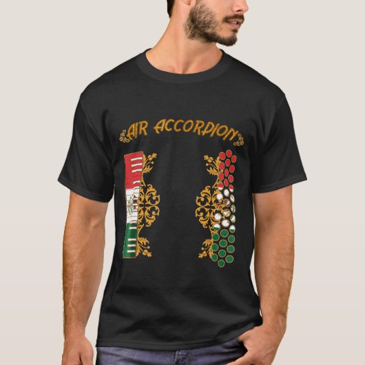 Mexikanischer Luftakkordeon Sommerurlaub Idee T-Shirt (Vorderseite)