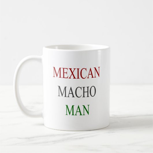 Mexikanischer Machomann Kaffeetasse (Links)