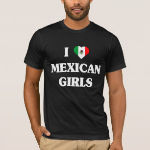 Mexikanischer Mädchen-T - Shirt der Liebe I