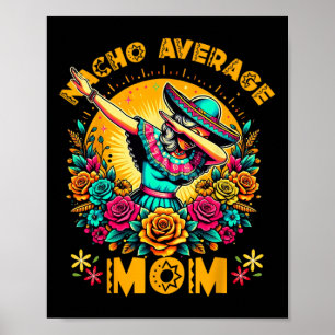 Mexikanischer Mami-Poncho Mama Dia De Los Muertos Poster