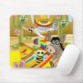 Mexikanischer Mann Donkey Dog Maus Pad! Mousepad (Mit Mouse)