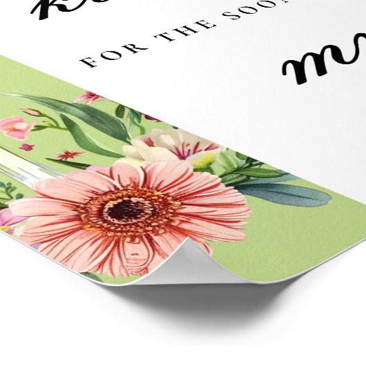 Mexikanischer Margarita Wie viele Brautpartys unte Poster (Ecke)