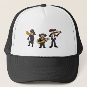 Mexikanischer Mariachi Band Fiesta Music Cartoon A Truckerkappe