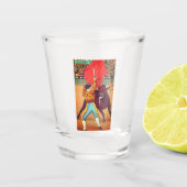 Mexikanischer Matador-Waves-Cape, Massengut Schnapsglas (Vorderseite)