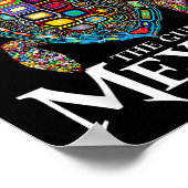 Mexikanischer Meerbusen Poster (Ecke)