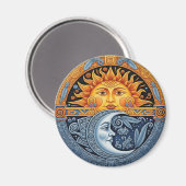Mexikanischer Mond und Sun Magnet (Vorderseite/Rückseite)