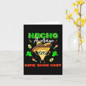 Mexikanischer Nacho Average Game Show Host Karte (Gelbe Blume)