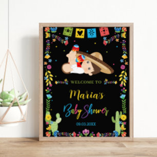 Mexikanischer Niedlicher Kleine Muchachito Kinderd Poster