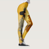 Mexikanischer Outlaw Pop Art Leggings (Rechts)