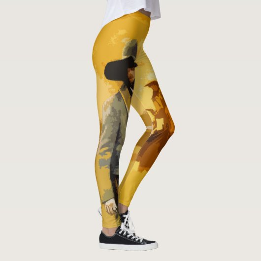 Mexikanischer Outlaw Pop Art Leggings (Rechts)