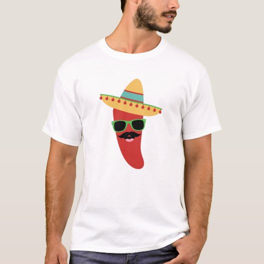 Mexikanischer Paprika T-Shirt (Vorderseite)
