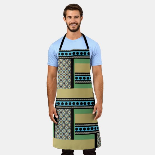 mexikanischer Patchwork-Stil 1 Schürze (Getragen)