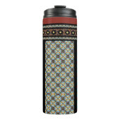 mexikanischer Patchwork-Stil 3 Thermosbecher (Vorderseite)