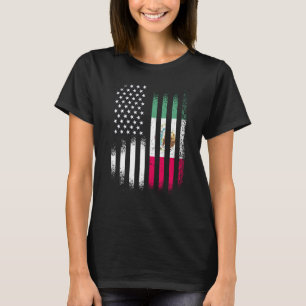 Mexikanischer Patriot Grown Land USA Flaggen S T-Shirt