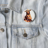 Mexikanischer Pin Up Button (Beispiel)
