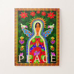 Mexikanischer Praying Peace Angel 10 Stück Puzzle