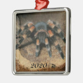 Mexikanischer Roter Knie Tarantula Spider Ornament Aus Metall (Links)