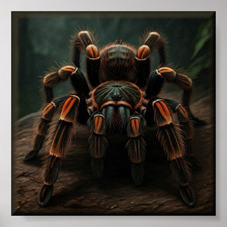 Mexikanischer Rotknie Tarantula Poster