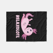 Mexikanischer Salamander Axolotl Fleecedecke (Vorderseite (Horizontal))